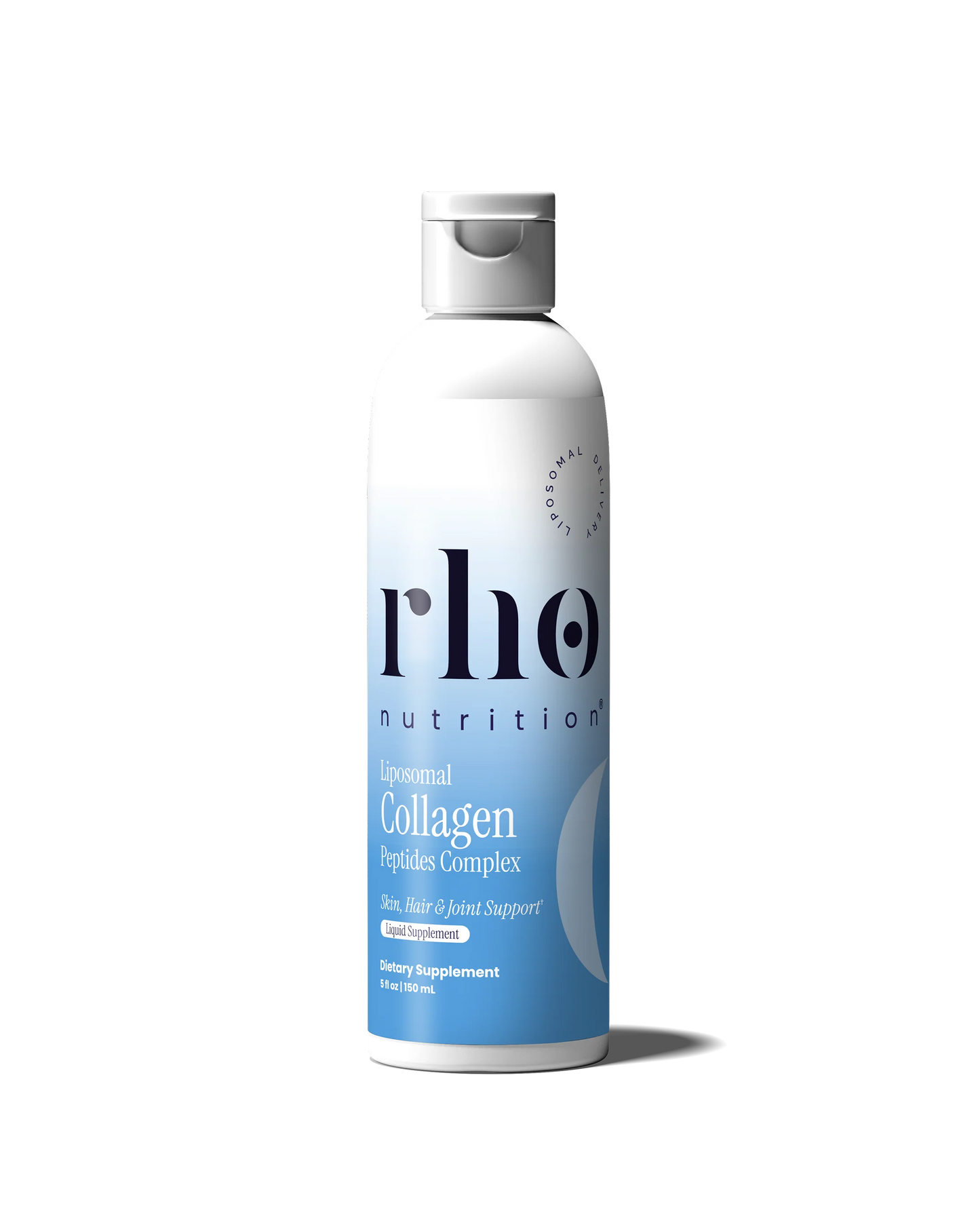 Rho Nutrition Liposomal Collagen Peptides - High-Absorption Liquid Collagen Supplement - Supports Skin Elasticity, Joint Health, and Overall Vitality for Healthy Aging, 5 fl oz