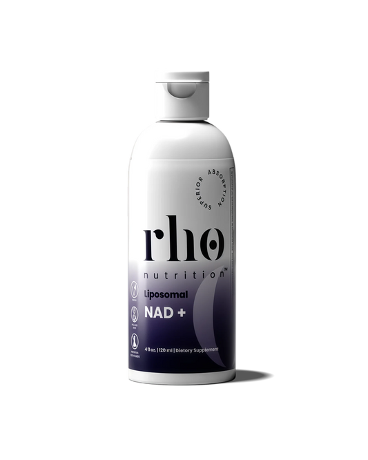 Rho Nutrition Liposomal NAD+ – Liquid Supplement Designed to Help Support Absorption – Active Form of NAD+ Helps Support Normal Cellular Health, Healthy Aging, Energy Metabolism and Overall Vitality